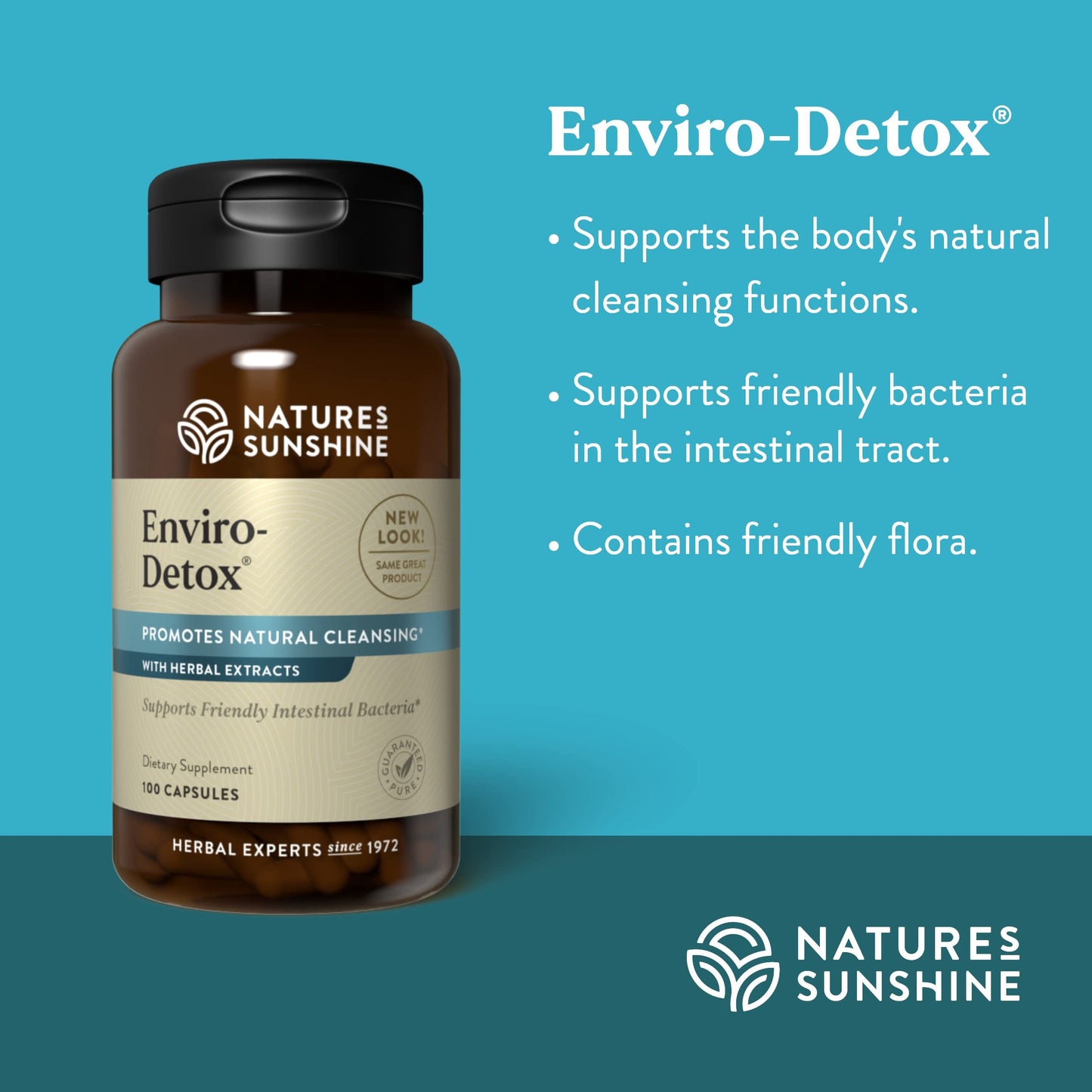 Nature's Sunshine Enviro-Detox, 100 Capsules | Removes Pollutants and Toxins that can Build Up, Slow Normal Cleansing, and Supports Digestion