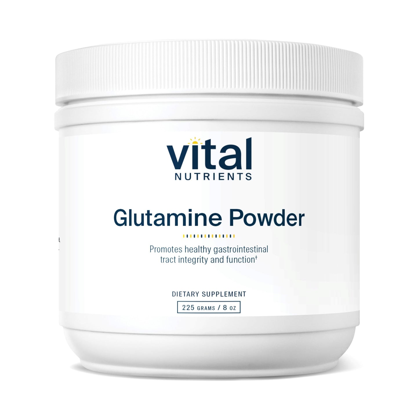 Vital Nutrients Glutamine Powder - Healthy Gastrointestinal Tract Function - Gluten, Dairy, Soy Free - Non-GMO - 225g/8 oz L-Glutamine Powder