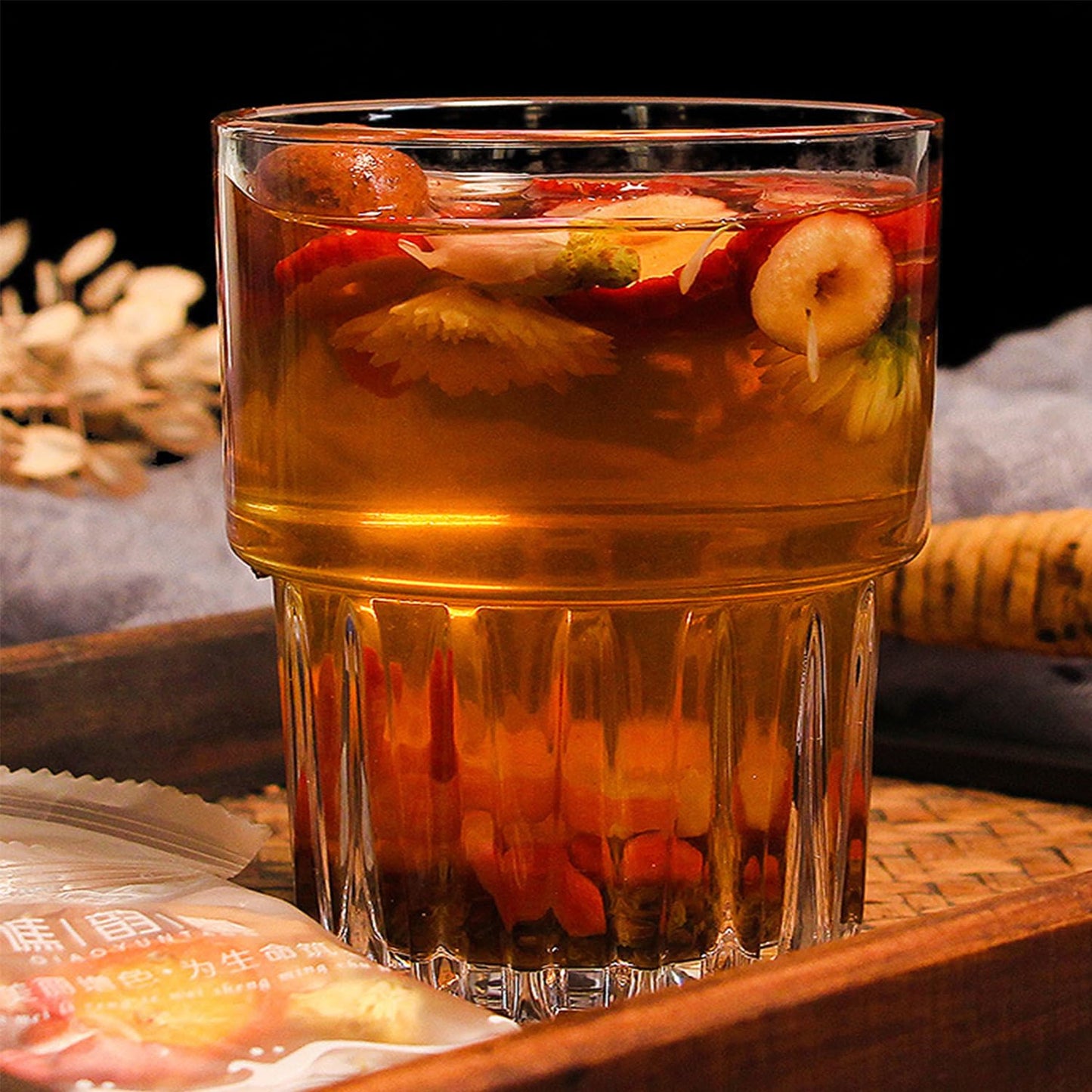 Rose Ba bao Tea 1058 oz 10g30packets Eight Treasure Tea Rose dried longan red dates chrysanthemums goji berries Combination tea