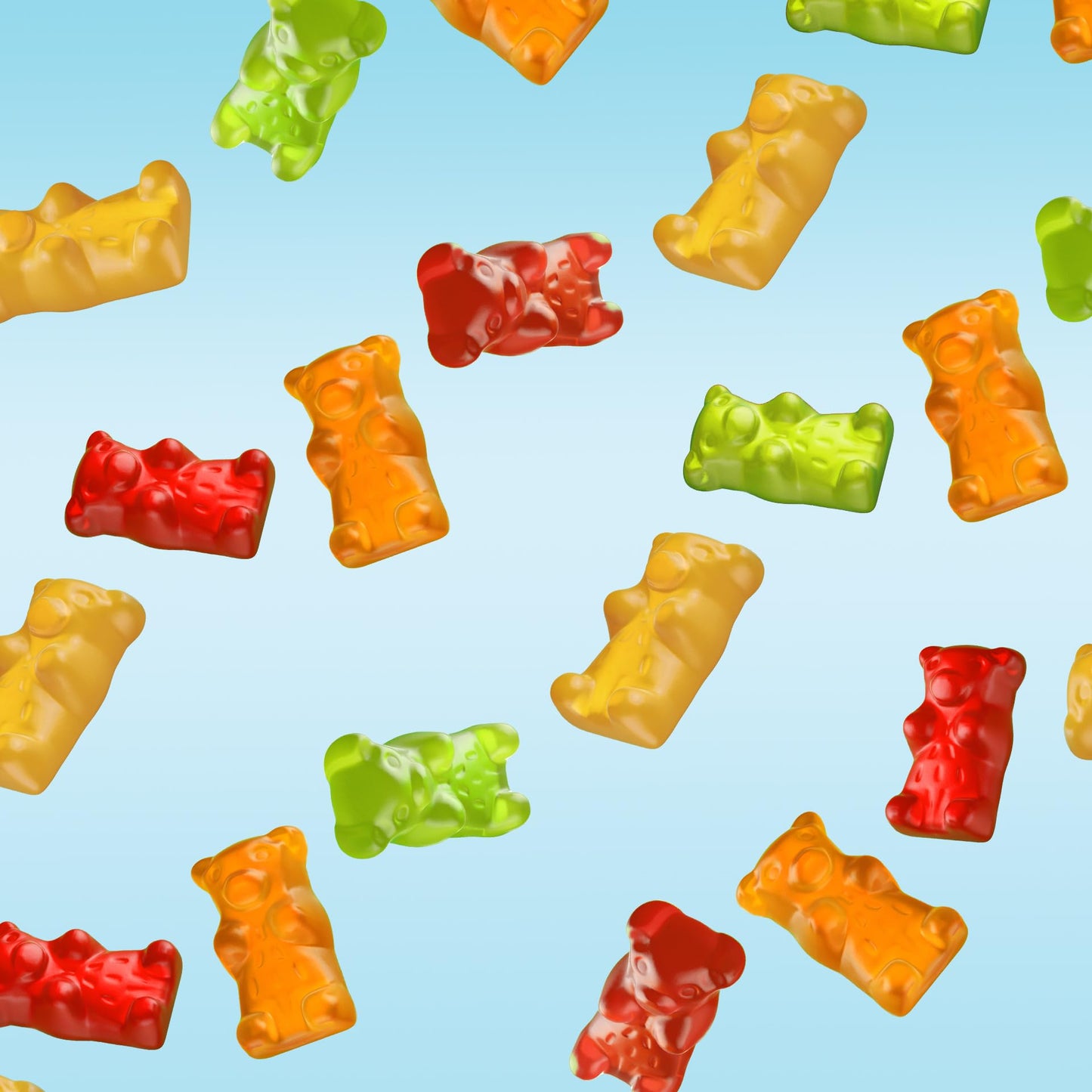 Rip Van Low Sugar Gummy Bears  Healthy Real Fruit Snacks GlutenFree Mixed Fruit Flavors 6 Pack 353oz Bags