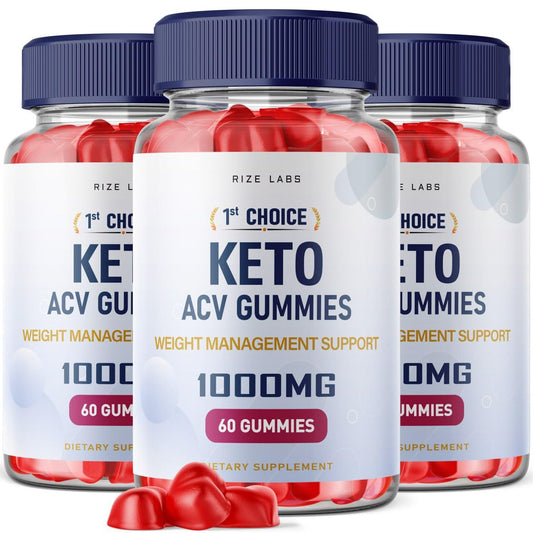 rize labs - 1st Choice Keto ACV Gummies - Advanced Weight Loss Support with Apple Cider Vinegar + ACV Supplement Belly Fat Diet (180 Gummies)