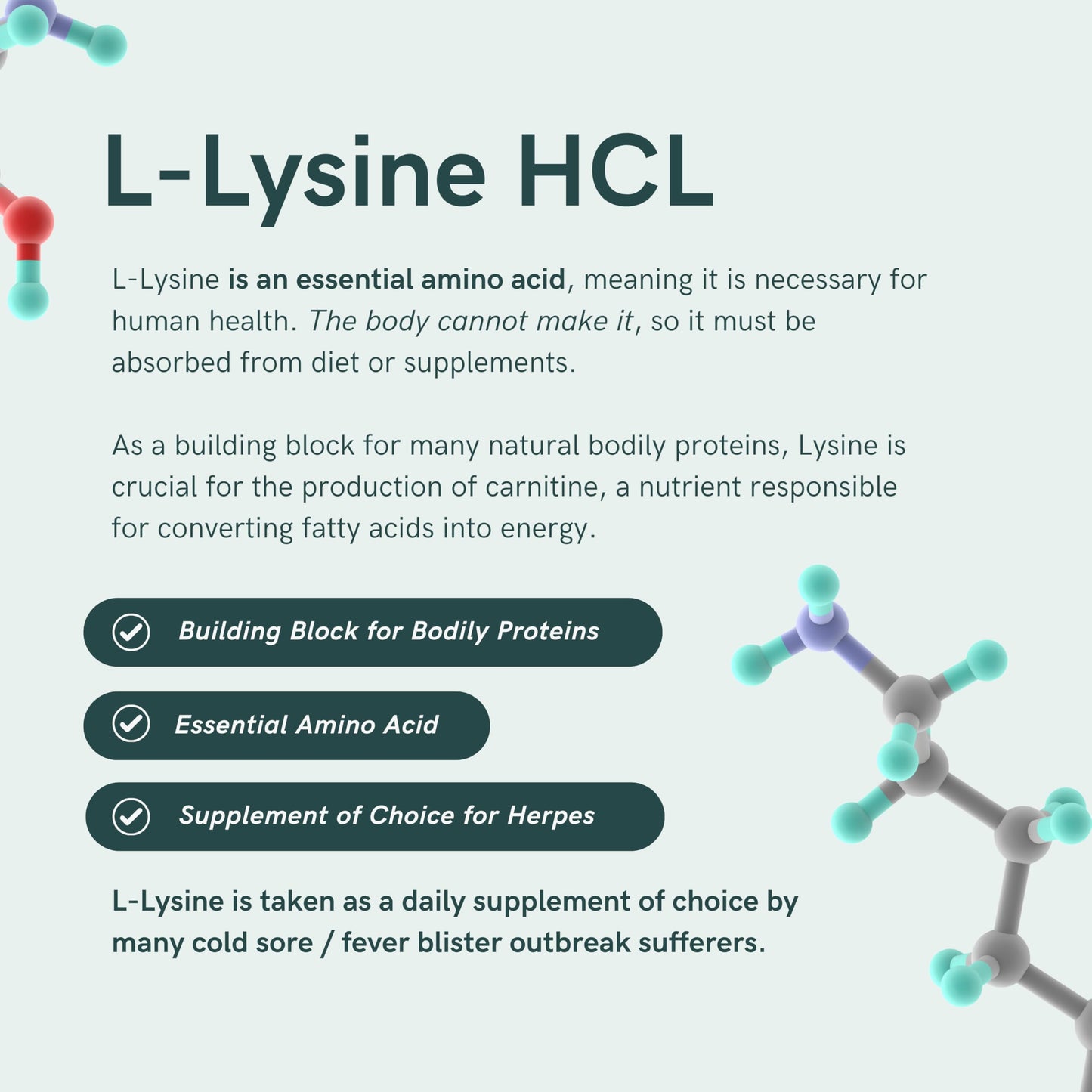 Herstat L-Lysine & Propolis Supplements High Potency L Lysine Immune Support Formula with 5:1 Propolis Extract, Quercetin, VIT C, VIT E and Zinc