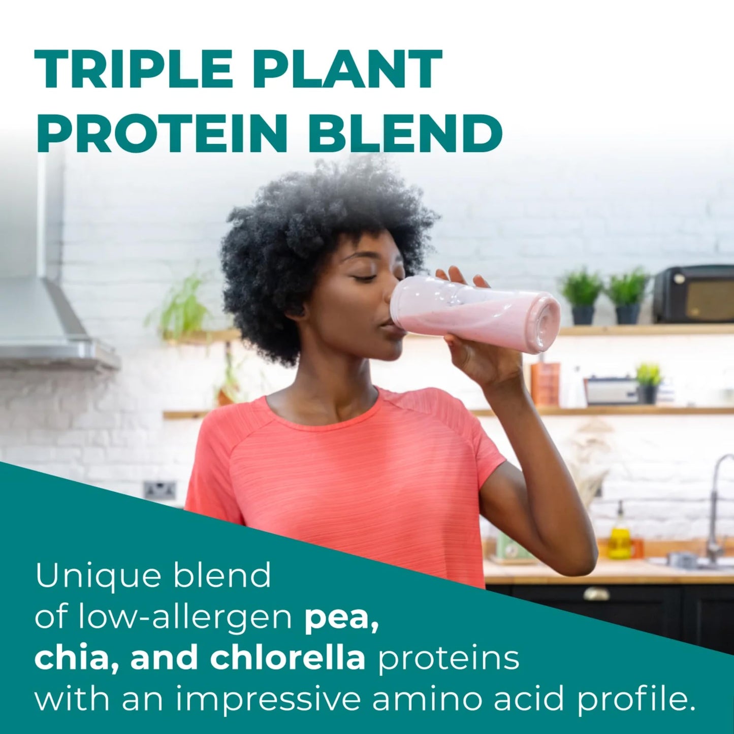 Reignite Wellness by JJ Virgin | Vanilla Plant-Based All-in-One Shake | Plant Protein Powder, Vitamins, Minerals, Greens & Aminos | 22g of Chia, Chlorella & Pea Protein Shake | 30 Servings