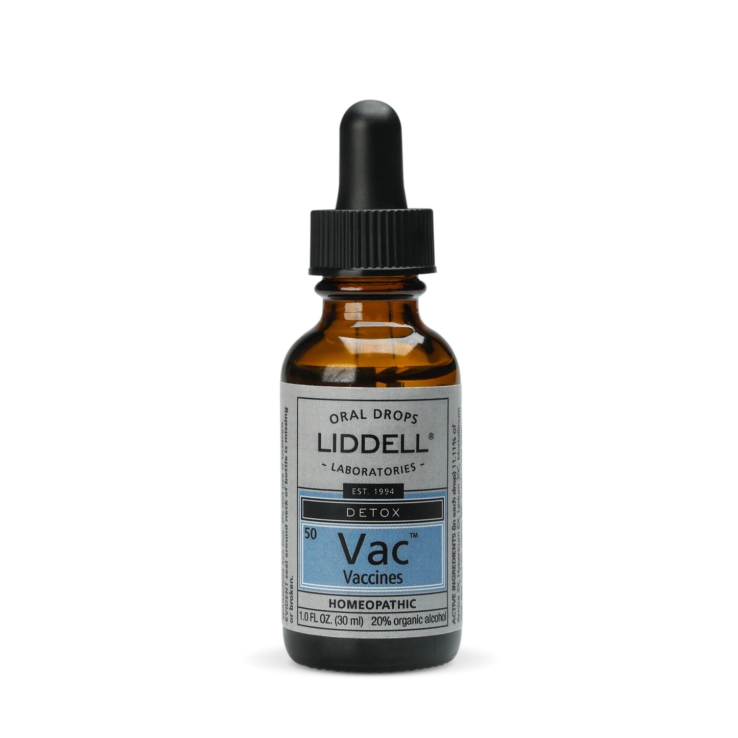 Liddell Homeopathic Vaccine Detox Oral Drops - 1 Oz