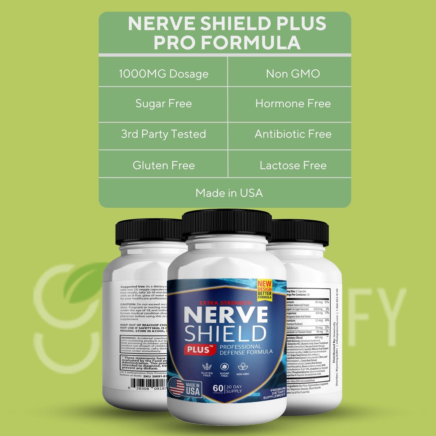 Nerve Shield Plus Pro - Advanced Nerve Formula with Essential Ingredients for Relief and Comprehensive Long-Term Support of Nerve Health (3)