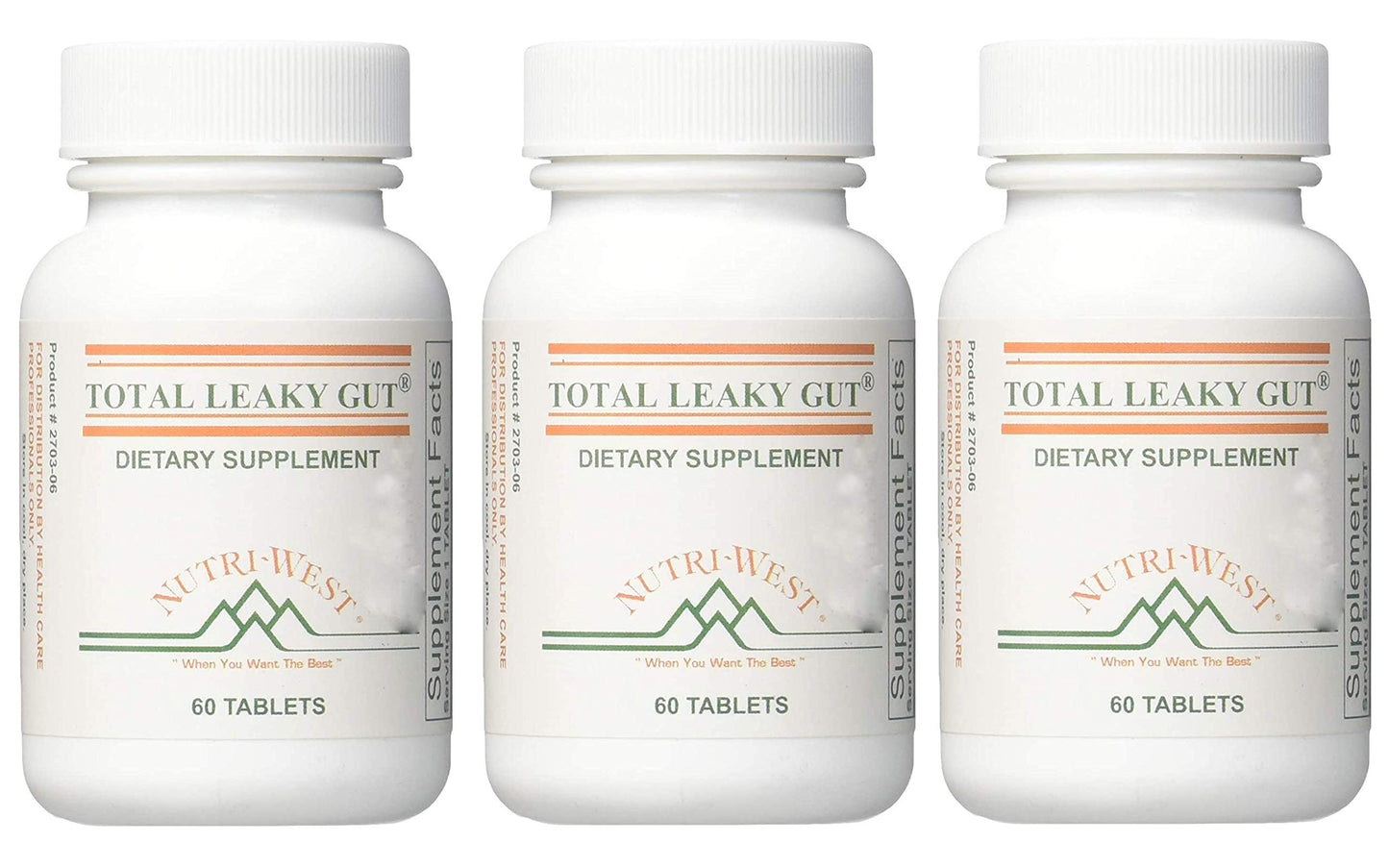 Nutri-West - Total Leaky Gut 60 (3 Pack)
