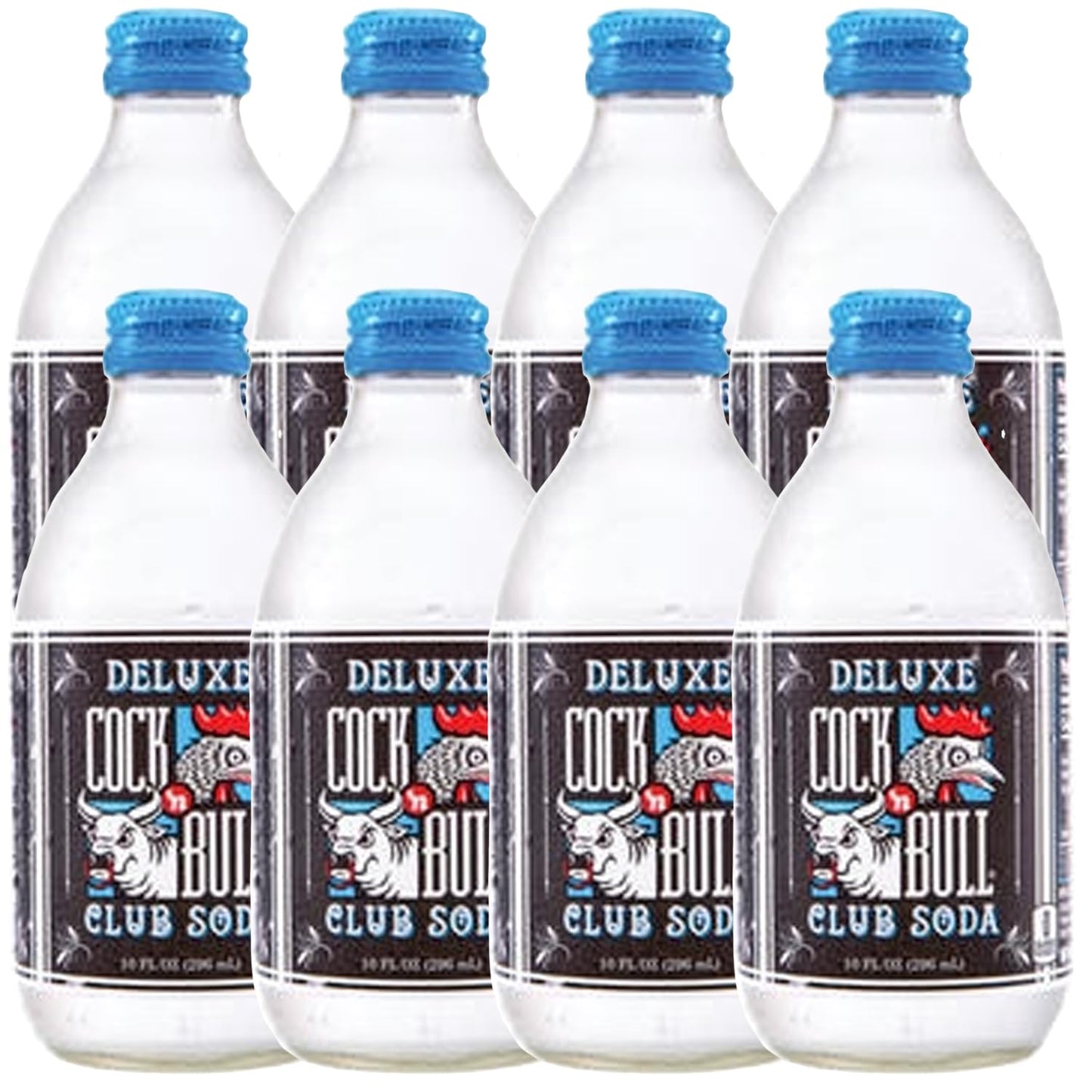 Cock n Bull Club Soda 8 Pack 10oz Soda Bottles  Ideal Mixer for Cocktails Mocktails and Bartenders  Premium Quality for Perfect Mixed Drinks  Refreshing Flavor Profile Made In USA
