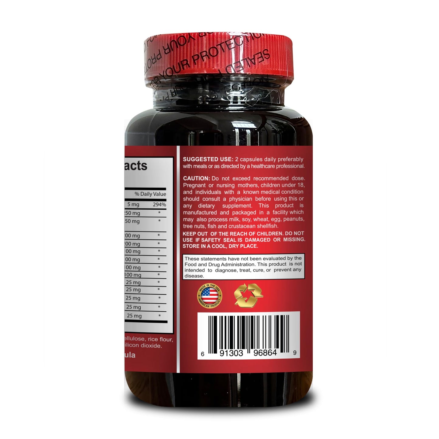 OLANTA TRADE SOLUTION URIC Acid Cleanse - Joint Support Supplement Includes Tart Cherry, Cranberry, Pomegranate, Turmeric, Herbal Blend, Muscle Recovery - 1 Bottle 60 Capsules