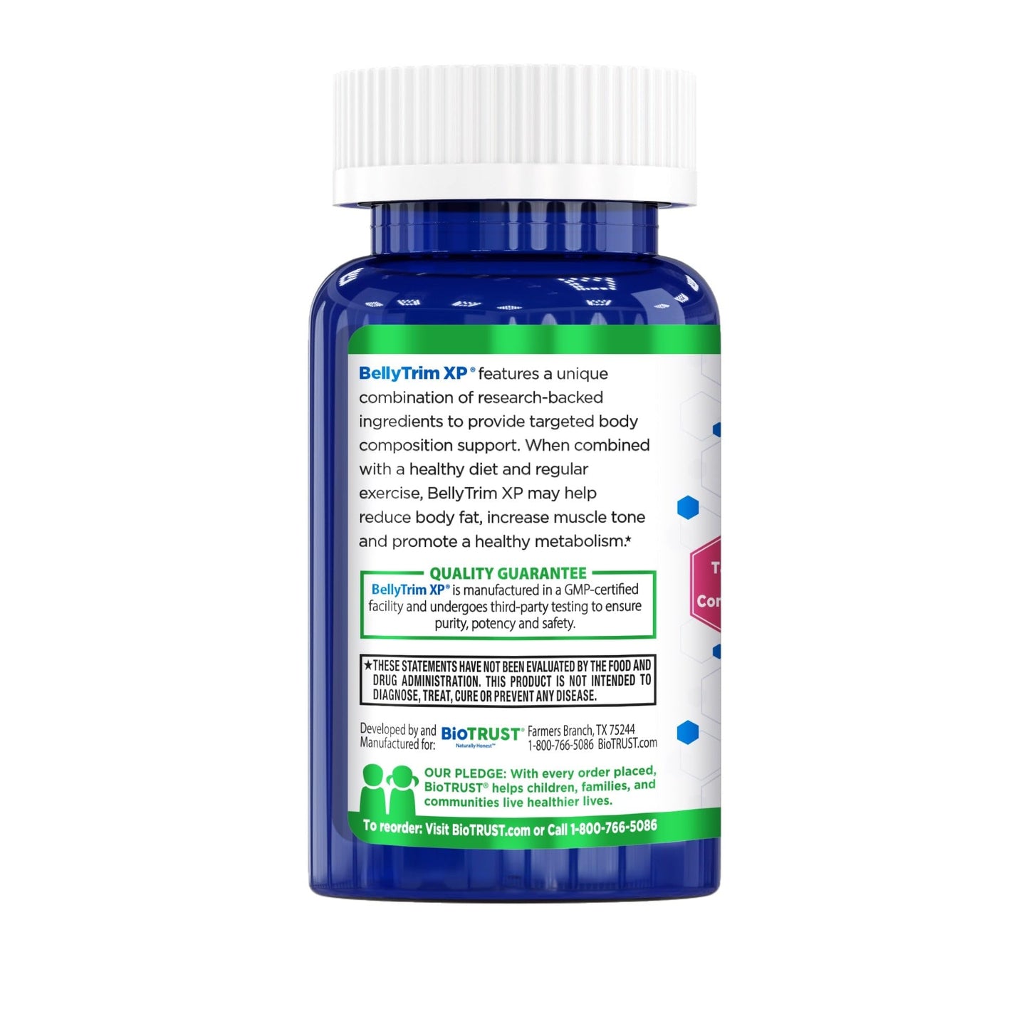 BioTrust BellyTrim XP Advanced CLA Toning Supplement, Conjugated Linoleic Acid (60 Servings)