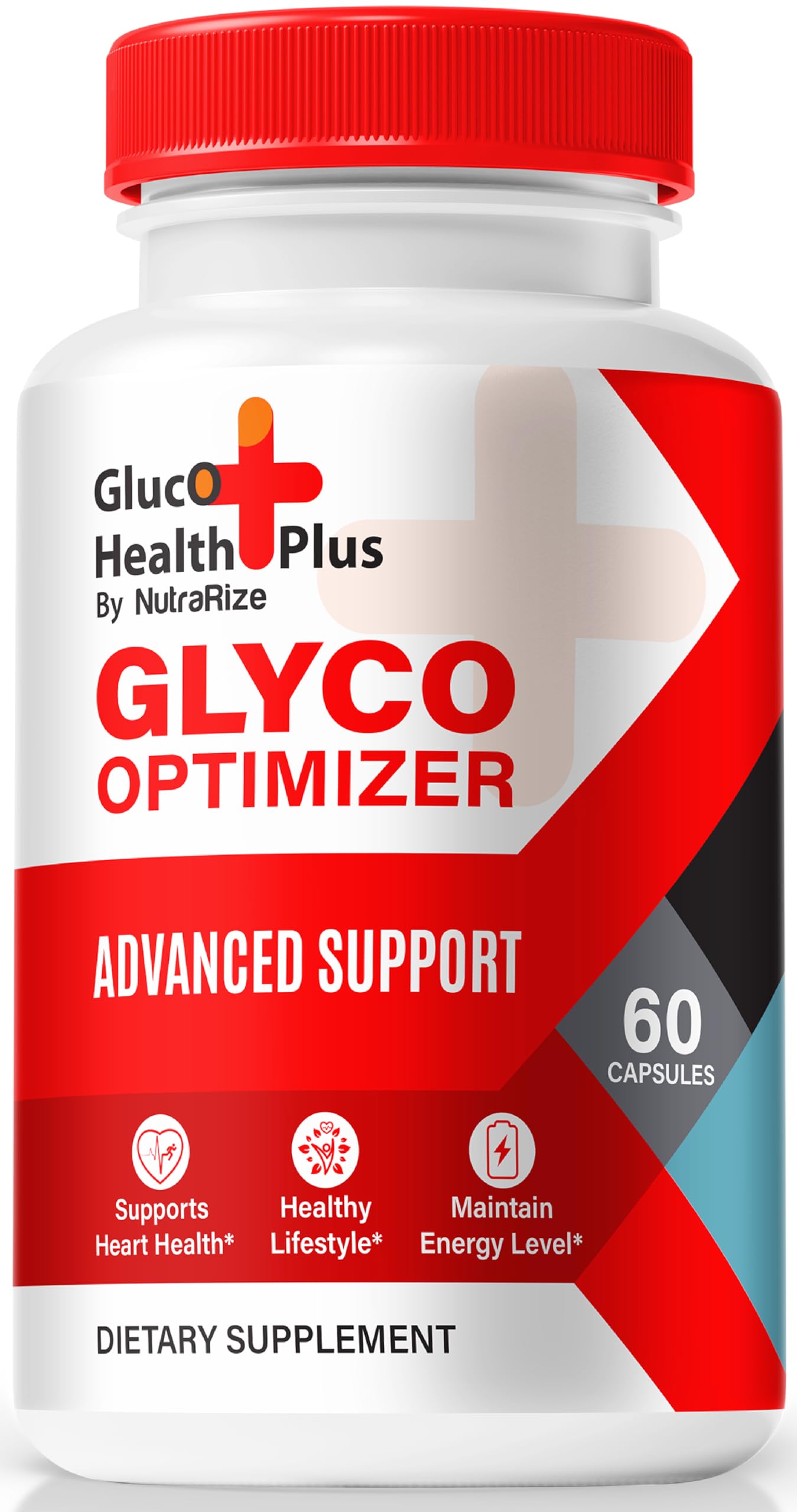 NutraRize Gluco Health Plus, Official Gluco Health + Glyco Optimizer Formula, Premium Blend to Support Healthy Levels & Overall Wellbeing, All-Natural GlucoHealth Plus Pastillas Review (60 Capsules)