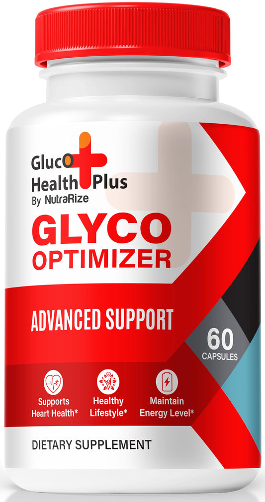 NutraRize Gluco Health Plus, Official Gluco Health + Glyco Optimizer Formula, Premium Blend to Support Healthy Levels & Overall Wellbeing, All-Natural GlucoHealth Plus Pastillas Review (60 Capsules)