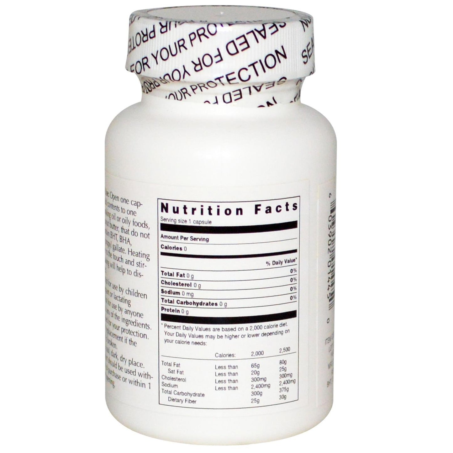 Life Enhancement Durk Pearson & Sandy Shaw's BHT Plus, 100 Capsules