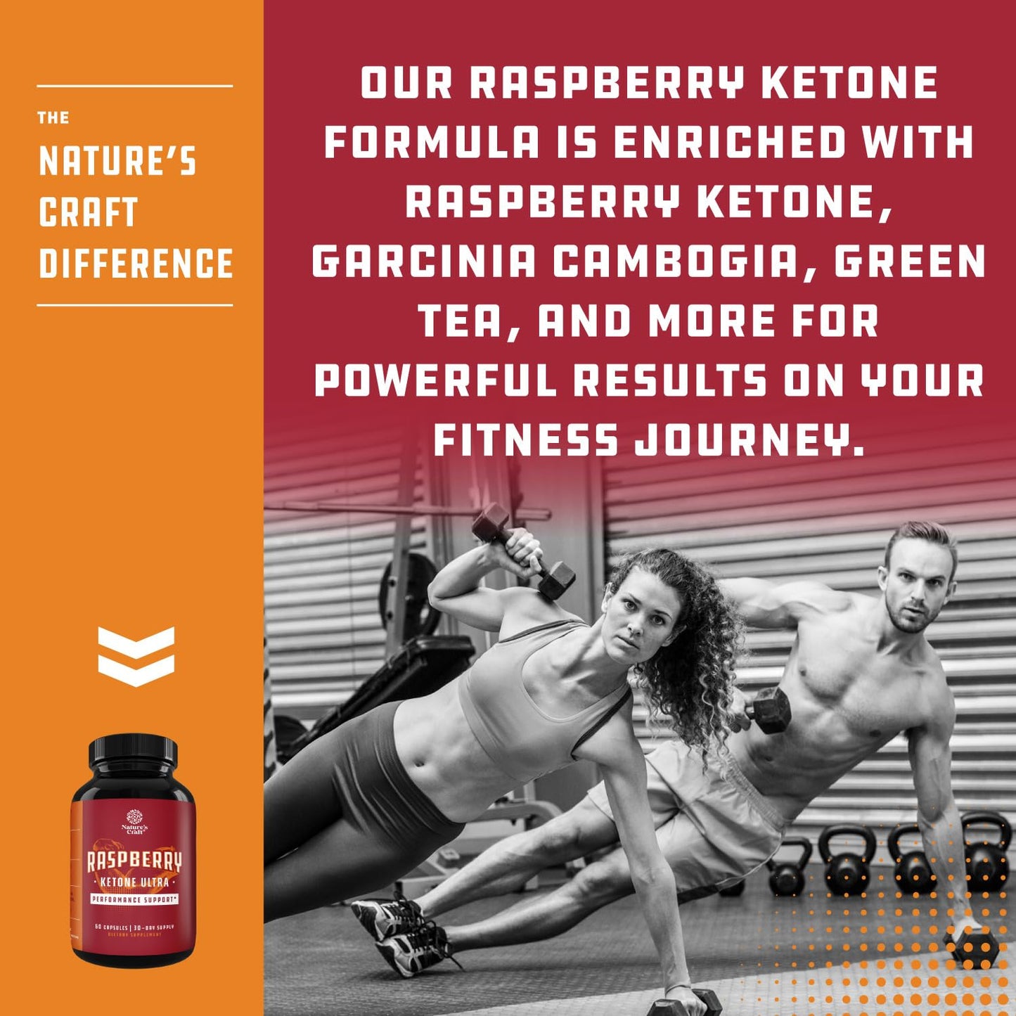 Pure Raspberry Ketones Weight Loss Supplement - Keto Burn Natural Fat Burner Diet Pills for Men & Women Boost Metabolism Burn Belly Fat Potent Appetite Suppressant 500 mg 60 Capsules