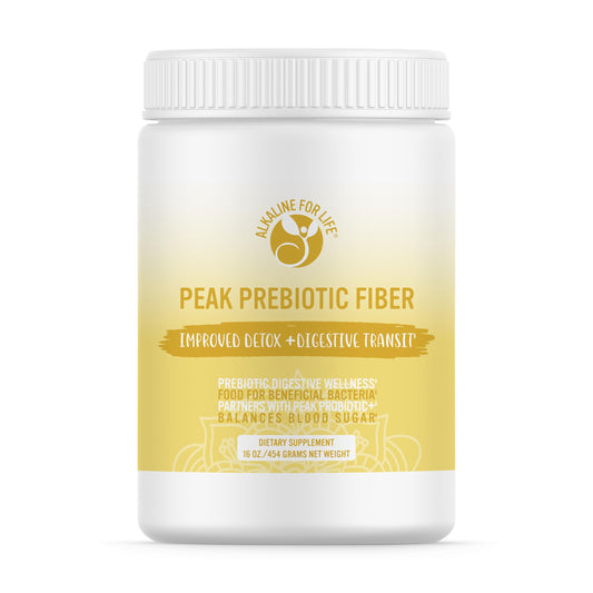 Peak Prebiotic Fiber Supplement Unprocessed Antioxidant Enriched Fiber Powder 7Grams of Soluble Fiber for Gut Health Per Serving Dietary Fiber Supplement for Women and Men