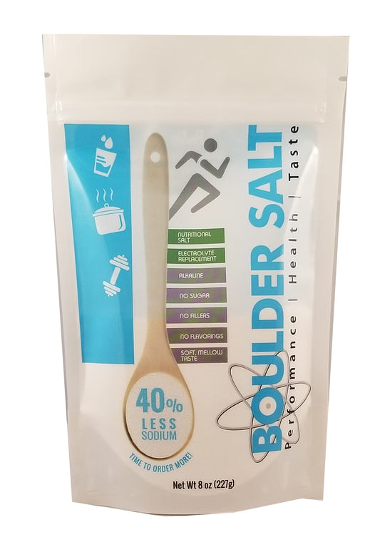 Low Sodium Salt - Potassium Magnesium Salt - Unflavored - 8oz - Tastes Good on Food or in Water. 113 Servings.