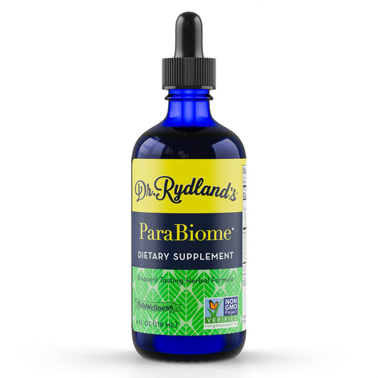 Dr. Rydland's Herbal Supplement | Created by KidsWellness, Effective on Adults & Children | ParaBiome Advanced Cleanse and Digestive Support | Made with Black Walnut, Clove, Wormwood | 4 Ounce Bottle