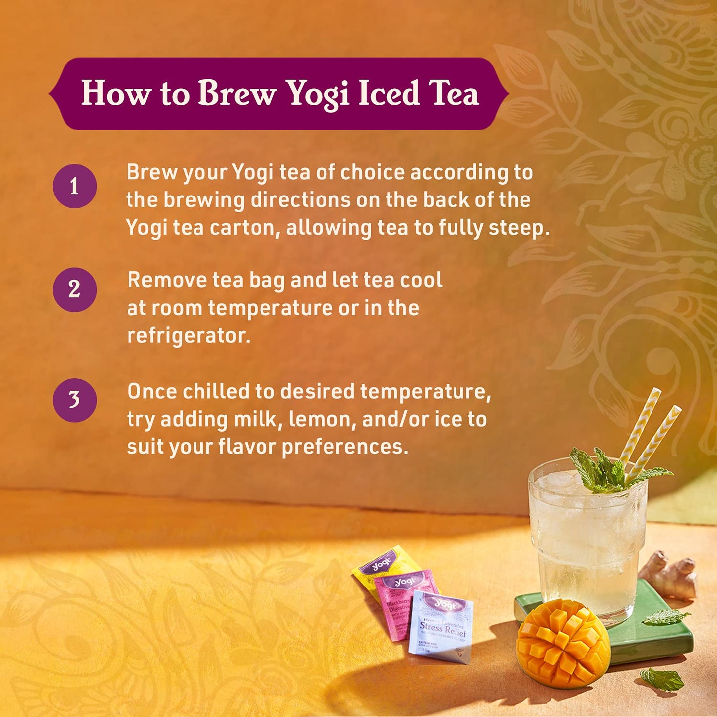 Yogi Tea Sweet Clementine Stress Support Tea  16 Tea Bags per Pack 4 Packs  Stress Support Herbal Tea  Calming Adaptogen Tea  Includes Ashwagandha Root Lemongrass Cinnamon Bark  More