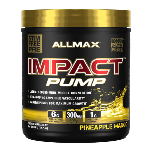 ALLMAX Impact™ Pump, Pineapple Mango, 12.7 oz (360 g)