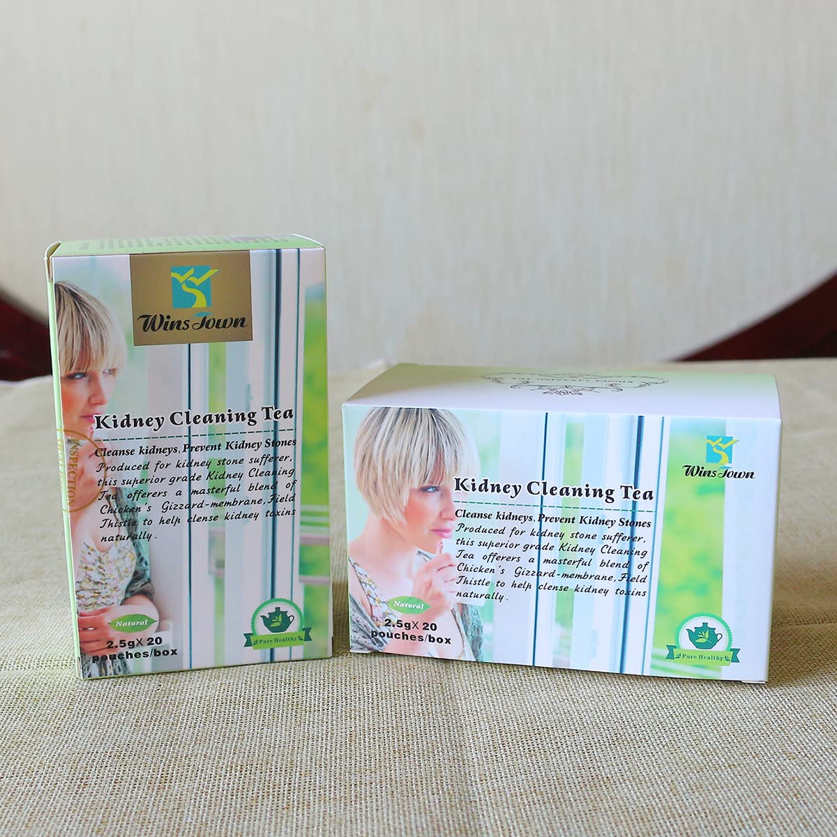 Wins Town Kidney Stones Cleaning Tea, Stone Breaker for Kidney Cleanse and Detox, 20 Teabags