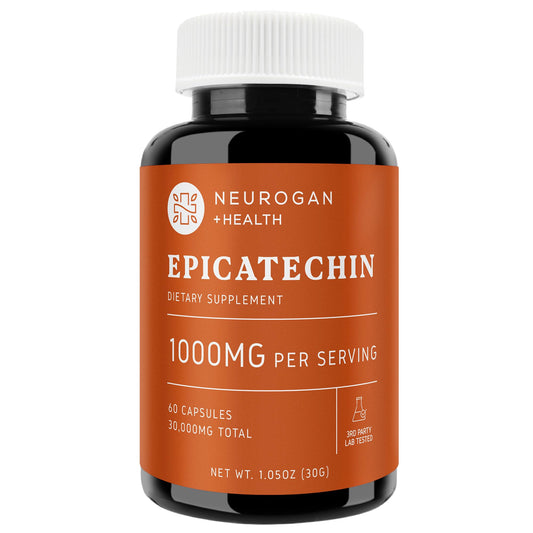 Potent Epicatechin Capsules 500mg Each,1000mg/serving - Advanced Support for Nitric Oxide, Muscle Health & Endurance - for Athletes Seeking Performance Edge - 30,000 Total, 60ct.Made in USA