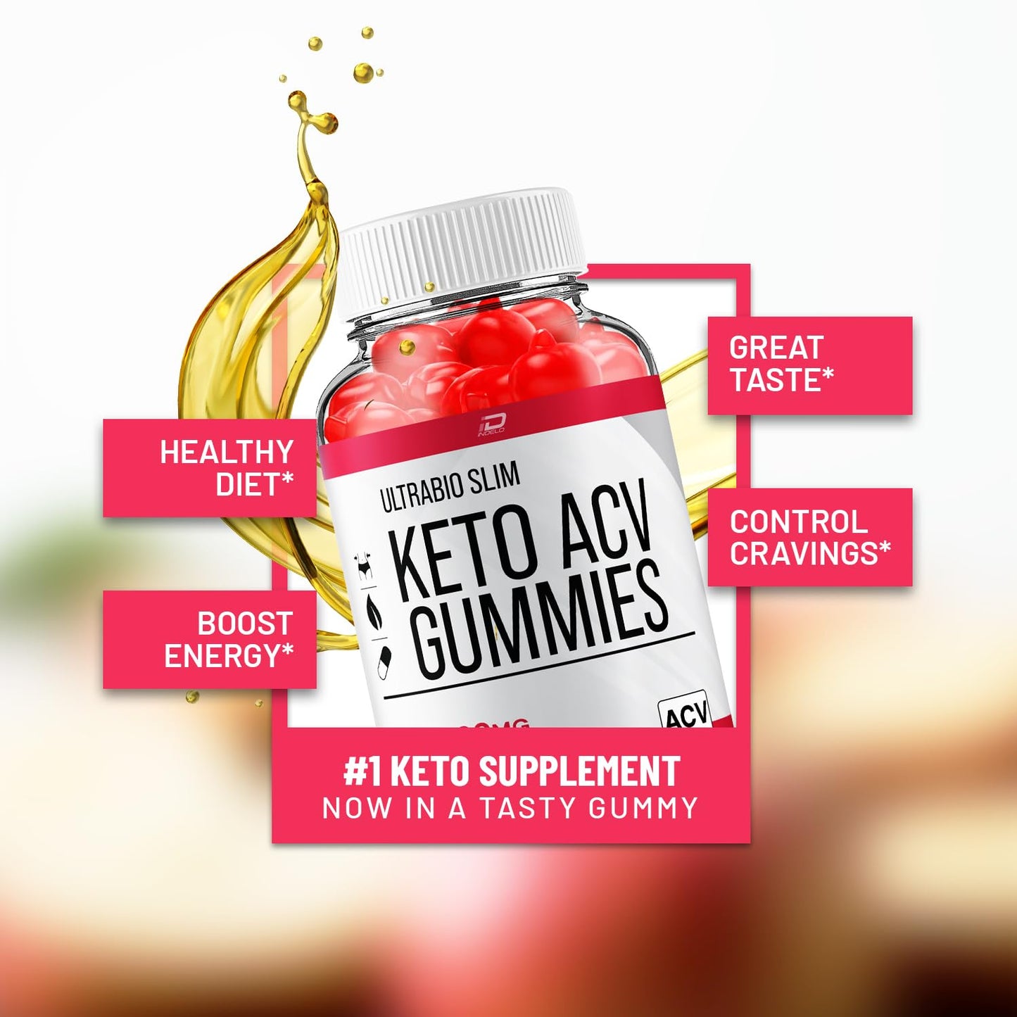 Ultra Bio Slim Keto Plus ACV Gummies Dietary Supplement - UltraBio Slim Keto Apple Cider Vinegar Gummies Reviews, Maximum Strength BioSlim Gummies for Advanced Weight Management (2 Pack - 120 Gummies)