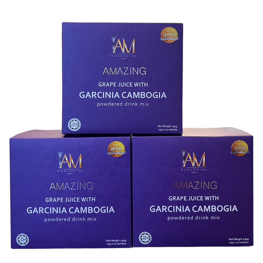 Garcinia Cambogia | Amazing Grape Juice Drink | 3 boxes