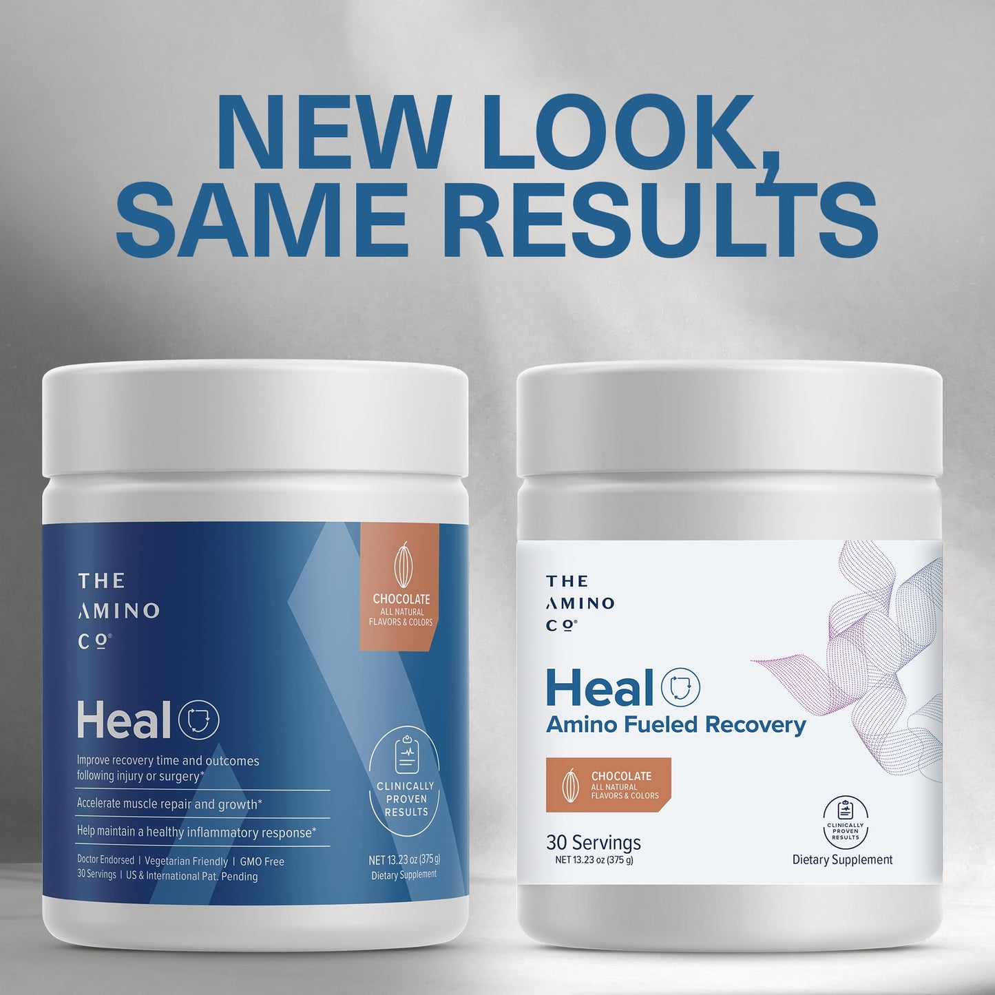 The Amino Co. - Heal - Post Workout Recovery Drink with Pure Eaa Amino Acid Formula - Creatine Monohydrate Powder for Efficient Muscle Repair, Vegan, and Keto-Friendly with Chocolate Flavor - 13.23oz.