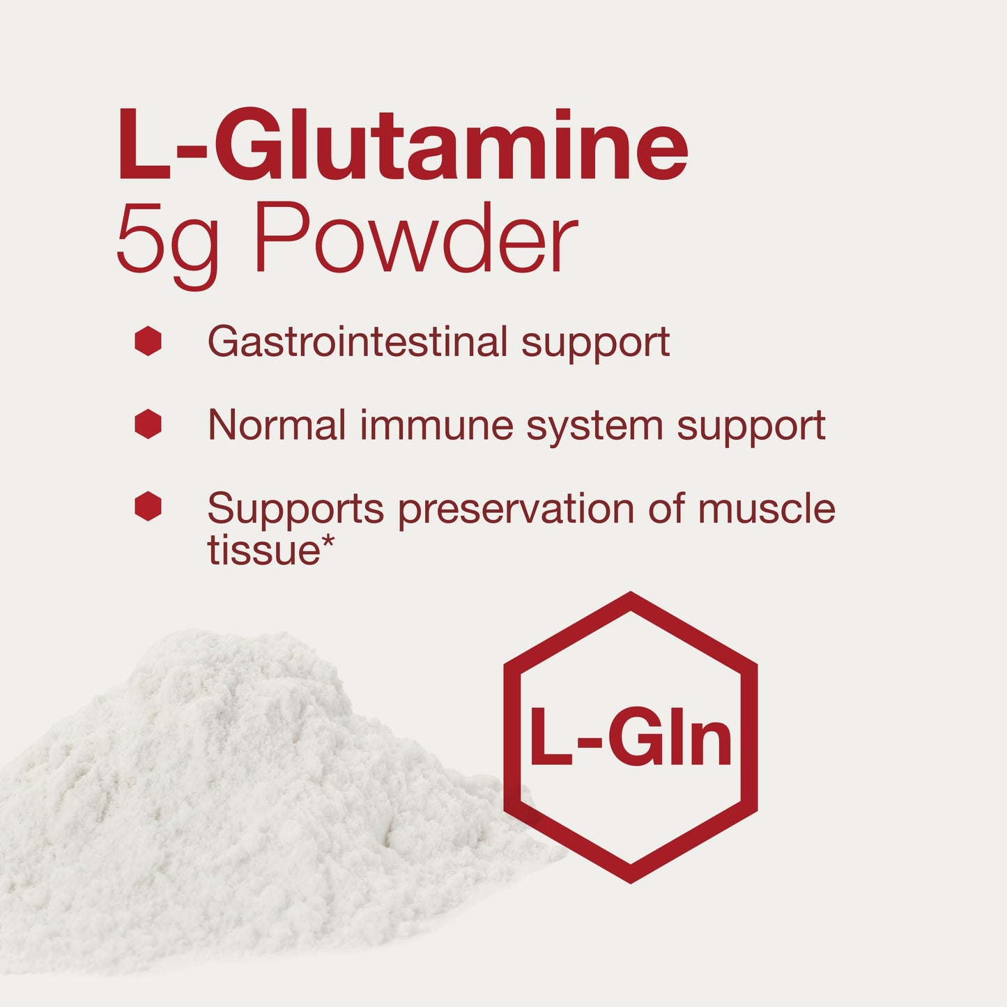 PROTOCOL FOR LIFE BALANCE L-Glutamine - Pure Powder - Muscle Tissue, Gut Health and Immune Support - 1 Pound