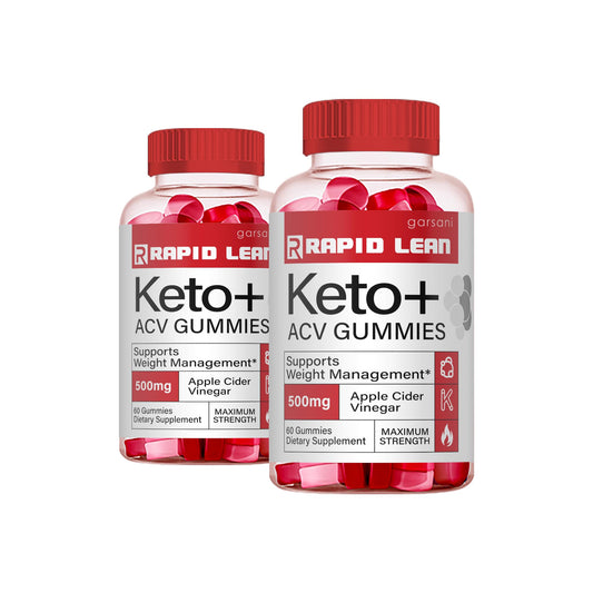 Garsani Rapid Lean Gummies - Rapid Lean Keto ACV Gummies (2 Pack, 120 Gummies)