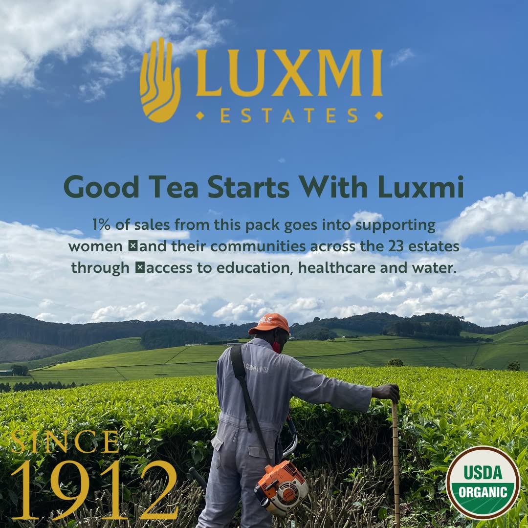 Luxmi Estates African Rose Herbal Tea 25 Tea Bags 50g Pack  Certified Organic Tea