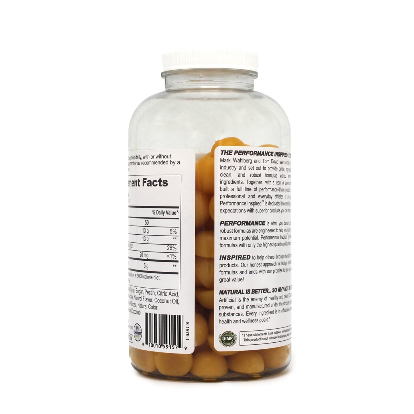 PERFORMANCE INSPIRED Creatine Gummies - 5g Creatine Monohydrate - Muscle Recovery & Strength Support - Lemon Flavor - 150 Count