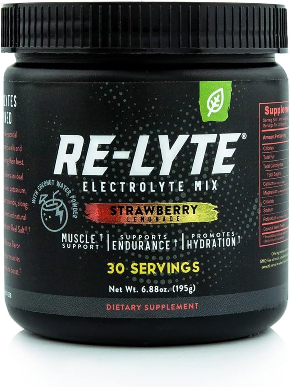Re-lyte Electrolyte Drink Mix Strawberry Lemonade 30 Servings 6.70 oz.