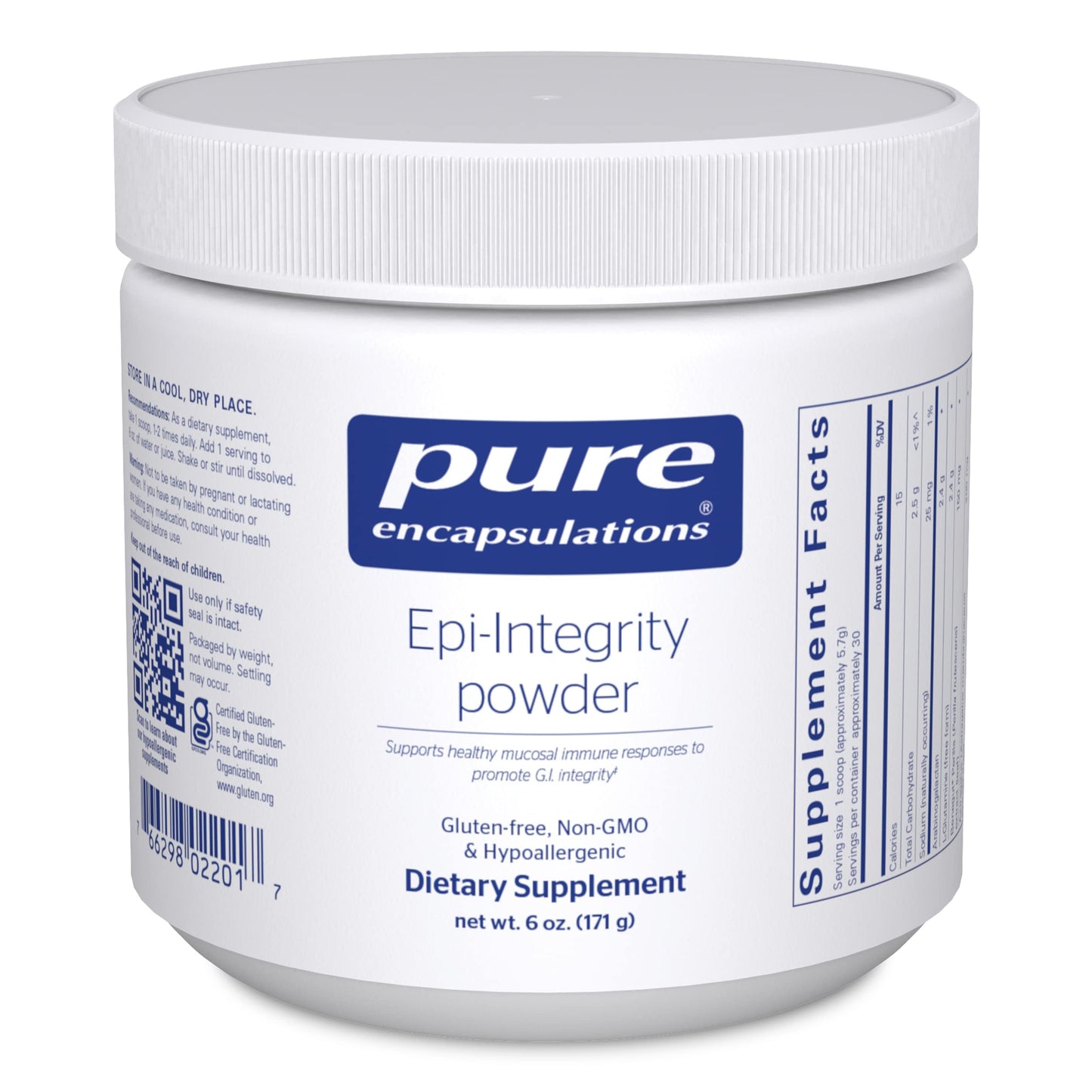 Pure Encapsulations Epi-Integrity Powder | Supports Healthy Mucosal Immune Responses to Promote G.I. Integrity | 6 Ounces