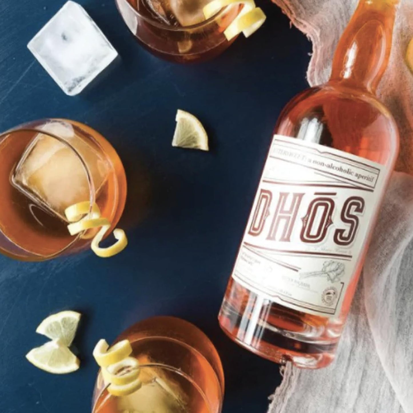 Dhos Handcrafted NonAlcoholic Bittersweet w 15 Pack Q Mixers Elderflower Tonic Water  KetoFriendly Zero Sugar Zero Calories Zero Proof  750 ML  Perfect for Mocktails  Made in USA