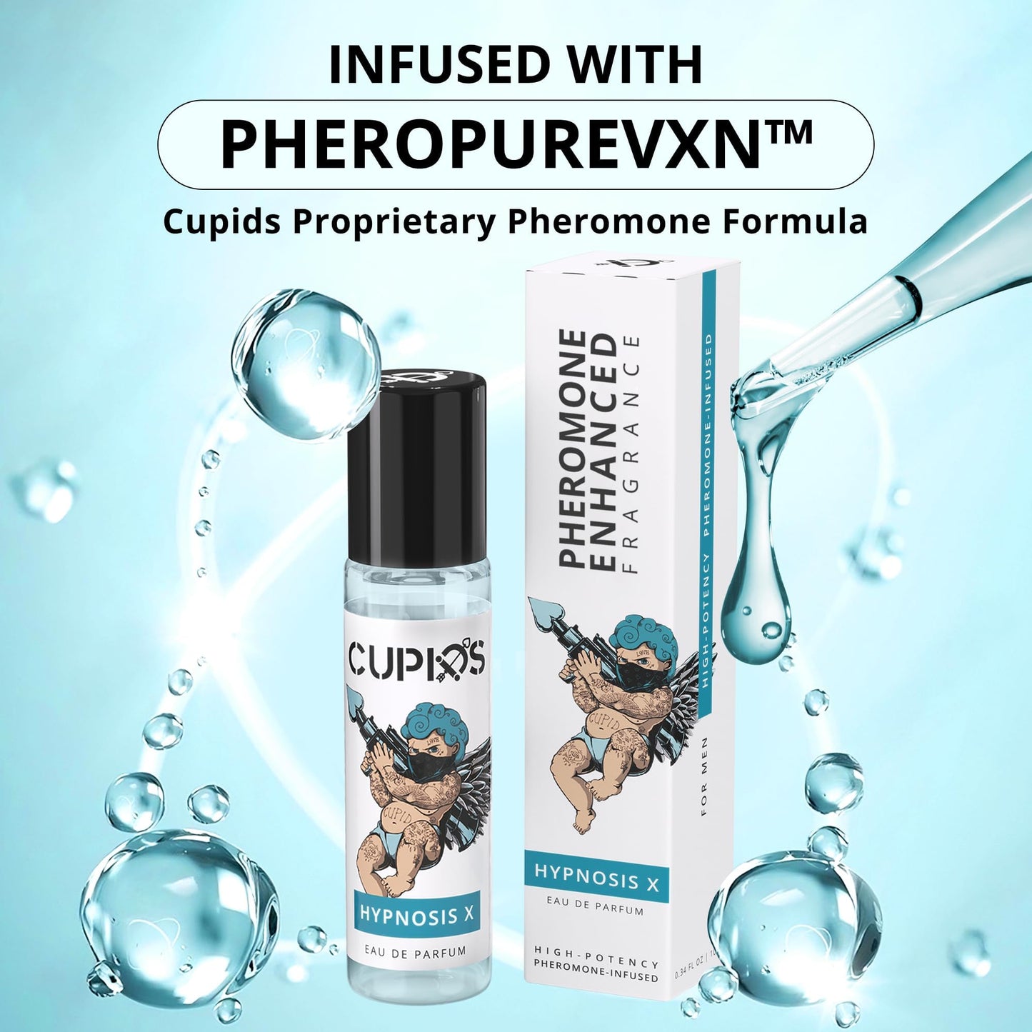 Cupids Hypnosis Roll-on 10ml for Men - Original Oil Pheromone Perfume for Men