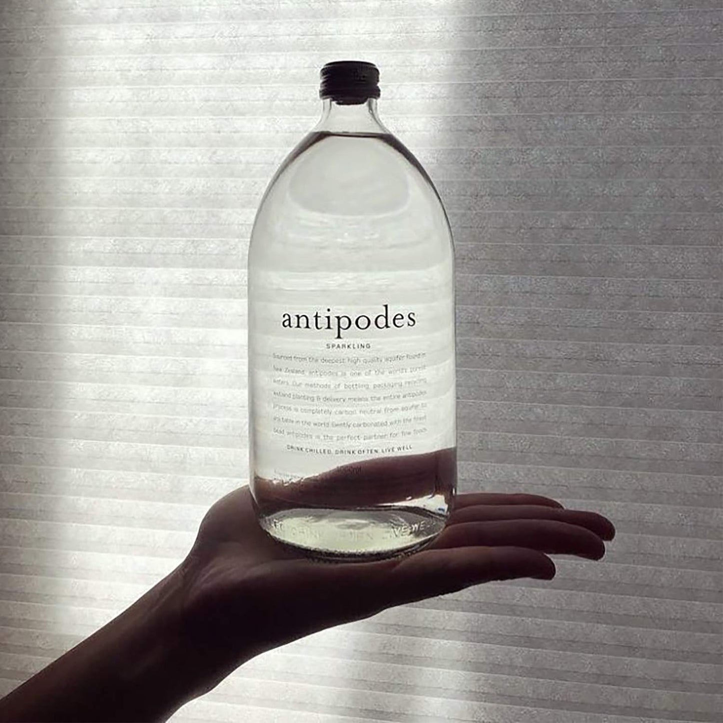 Antipodes  Sparkling Water  169 oz 500 mL 12 Glass Bottles