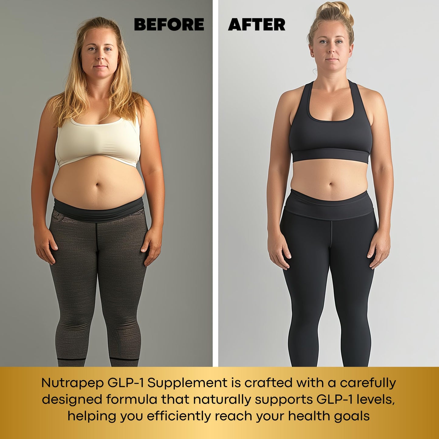 NutraPep GLP-1 Probiotic Weight Loss Supplement - Glp1 Booster with Berberine for Fat Burn