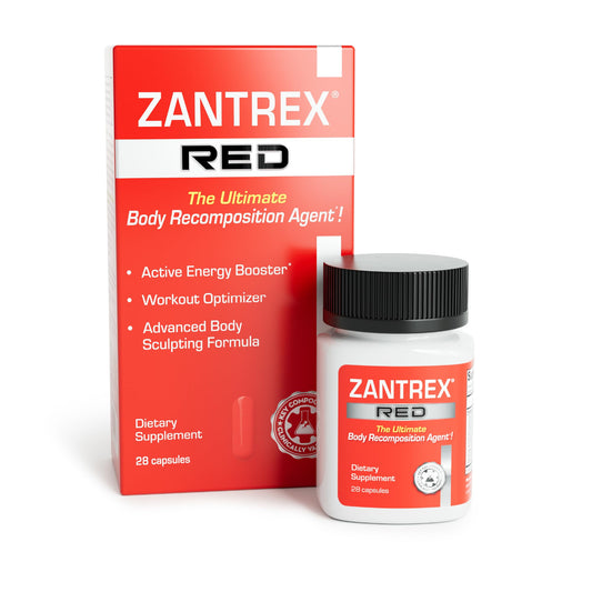 Zantrex Red - Body Recomposition - Body Sculpting - Incredible Energy, Focus, Improved Mood - 14 Servings