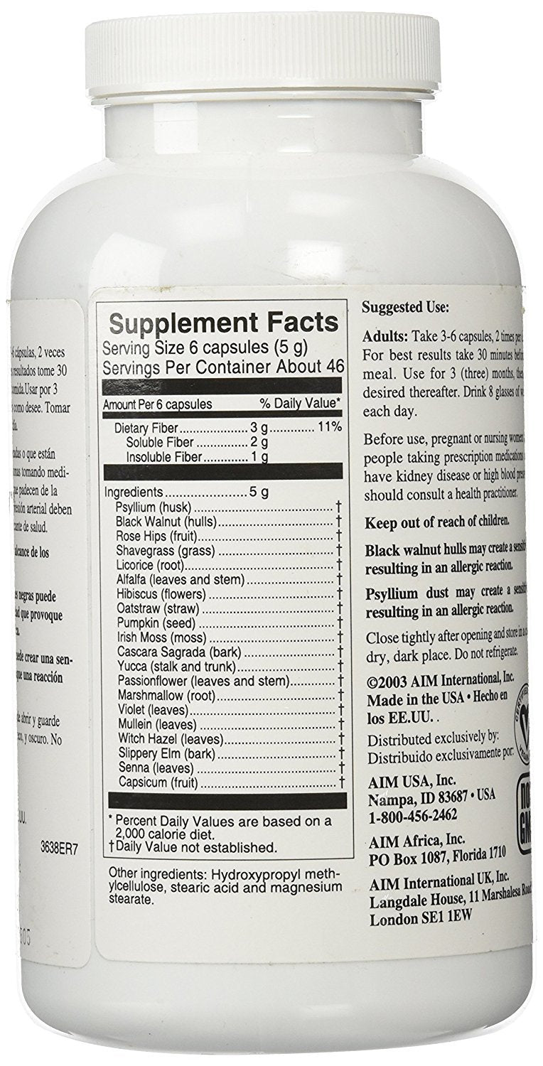 AIM Herbal Fiberblend Caps - 2 Pack