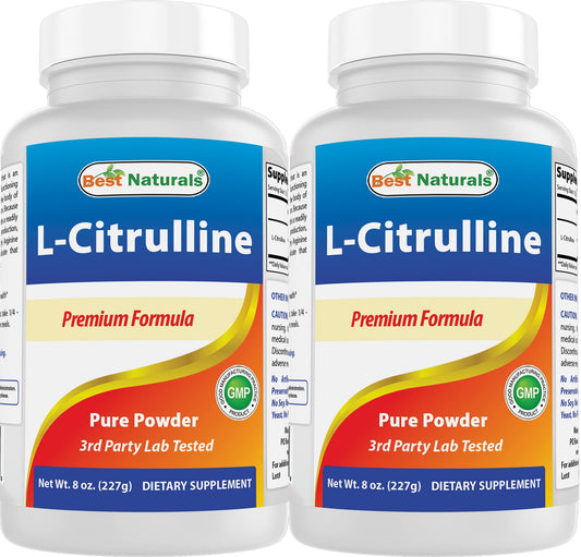 Best Naturals L-Citrulline Powder 8 OZ (8 OZ (Pack of 2))
