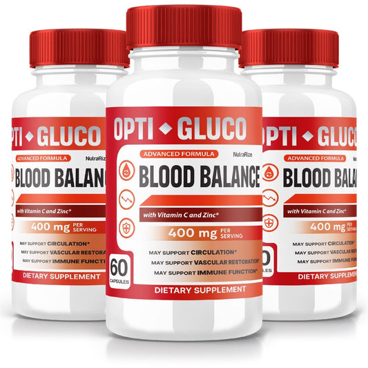 (3 Pack) Opti Gluco - Opti Gluco Capsules to Maintain Stable Healthy Levels, All-Natural Blood Dietary Supplement, Opti Gluco Advanced Formula for Optimal Health, OptiGluco Reviews (180 Capsules)