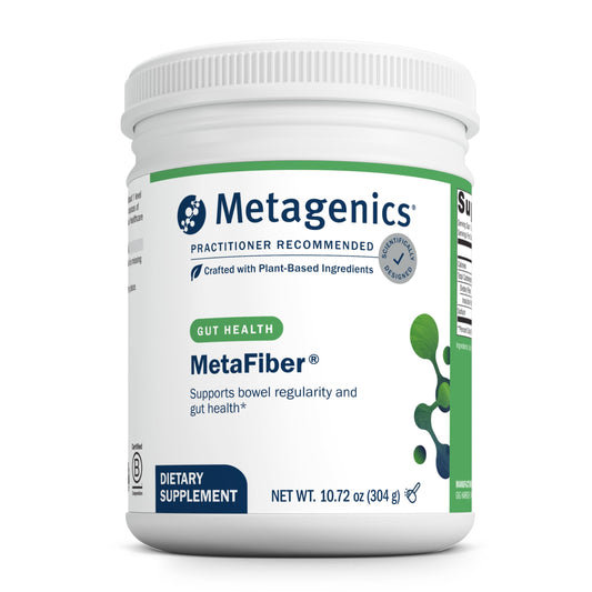 Metagenics MetaFiber - 6 g Dietary Fiber - Supports GI Regularity & Occasional Constipation Relief* - Fiber Blend Powder - Non-GMO & Gluten-Free - 10.72 oz