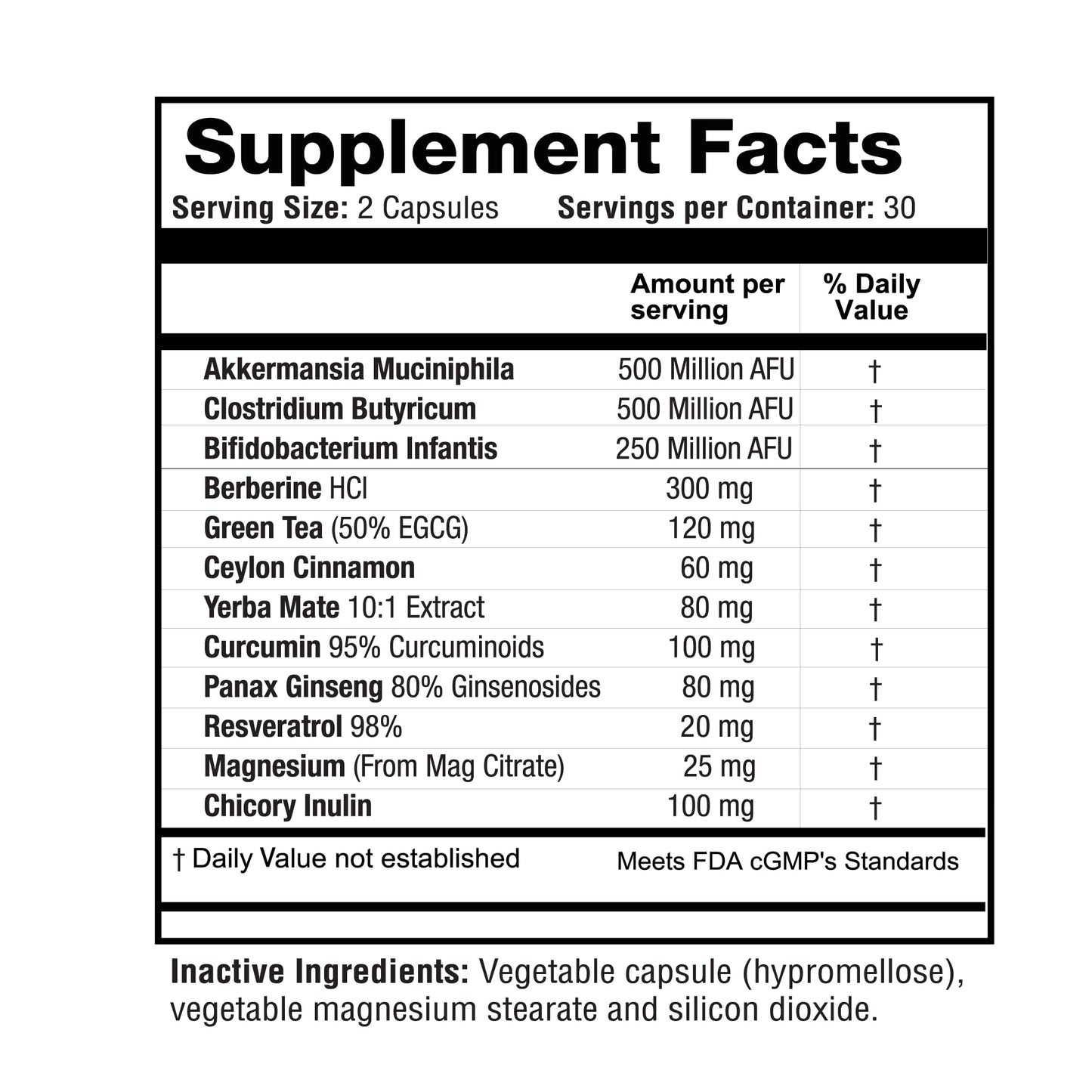 Vitology GLP-1 Probiotic Blend+ | 1.25 Billion AFU | 3 Probiotics + 8 Botanicals | Proprietary Nutraceutical Blend