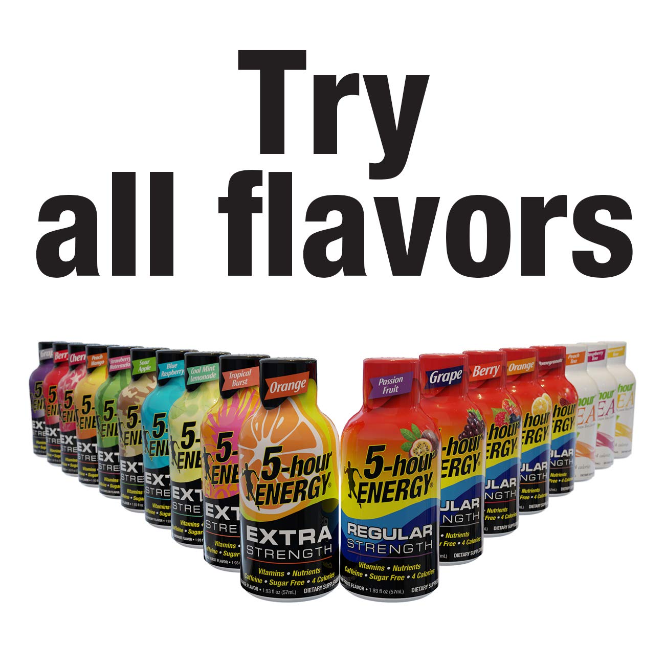 5hour ENERGY Shot Extra Strength Blue Raspberry 193 Ounces 12 Count