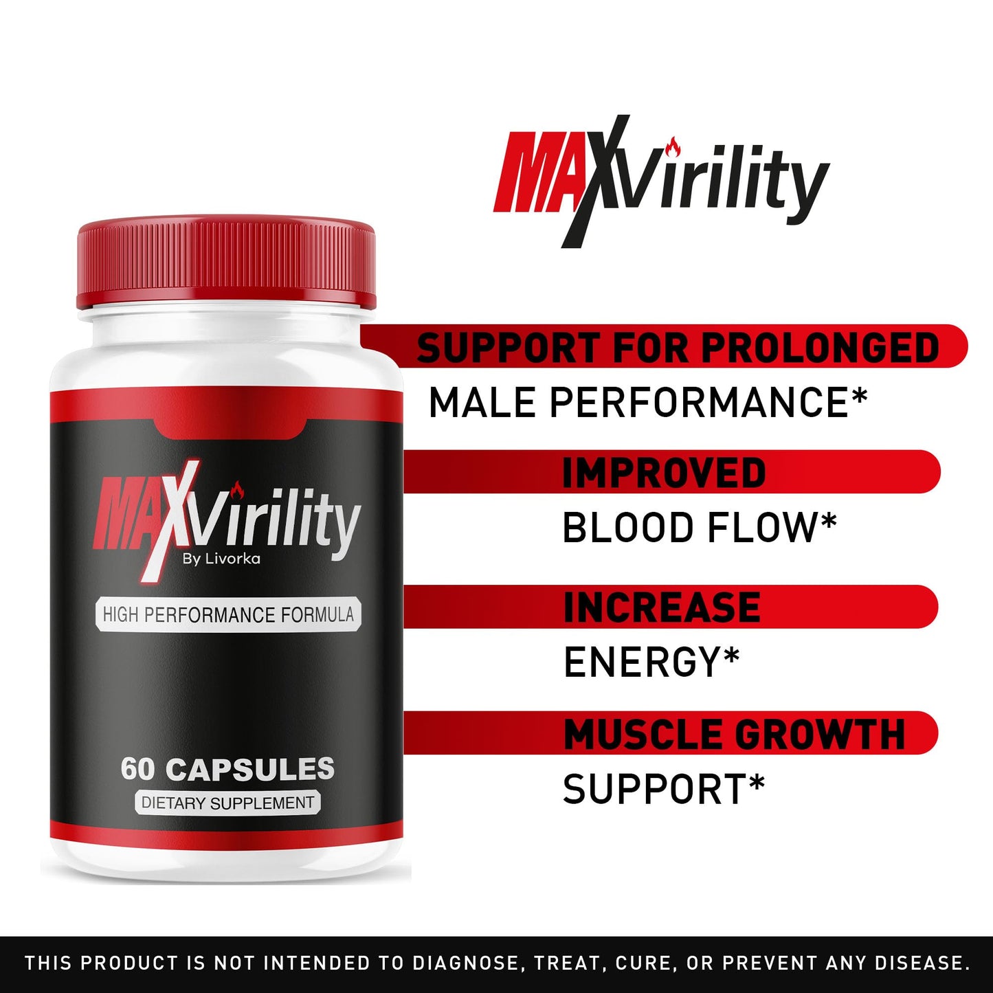 (5 Pack) Max Virility for Men, MaxVirility, Max Virility, MaxVirility for Men, MaxVirility High Performance Formula, Max Virility Capsules, Max Virility Pills for Men Supplement Reviews, 300 Capsules
