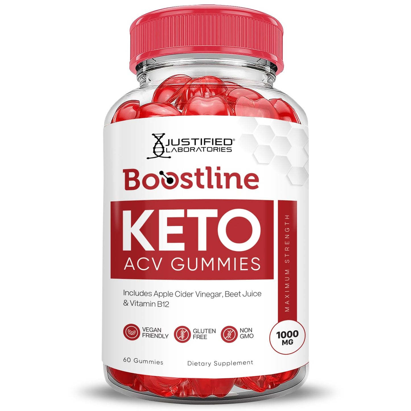 Boostline Keto ACV Gummies Advanced Formula 1000MG Boost Line Keto Gummies Apple Cider Vinegar Formulated with Pomegranate Beet Juice Powder B12 Vegan Non GMO 60 Gummys