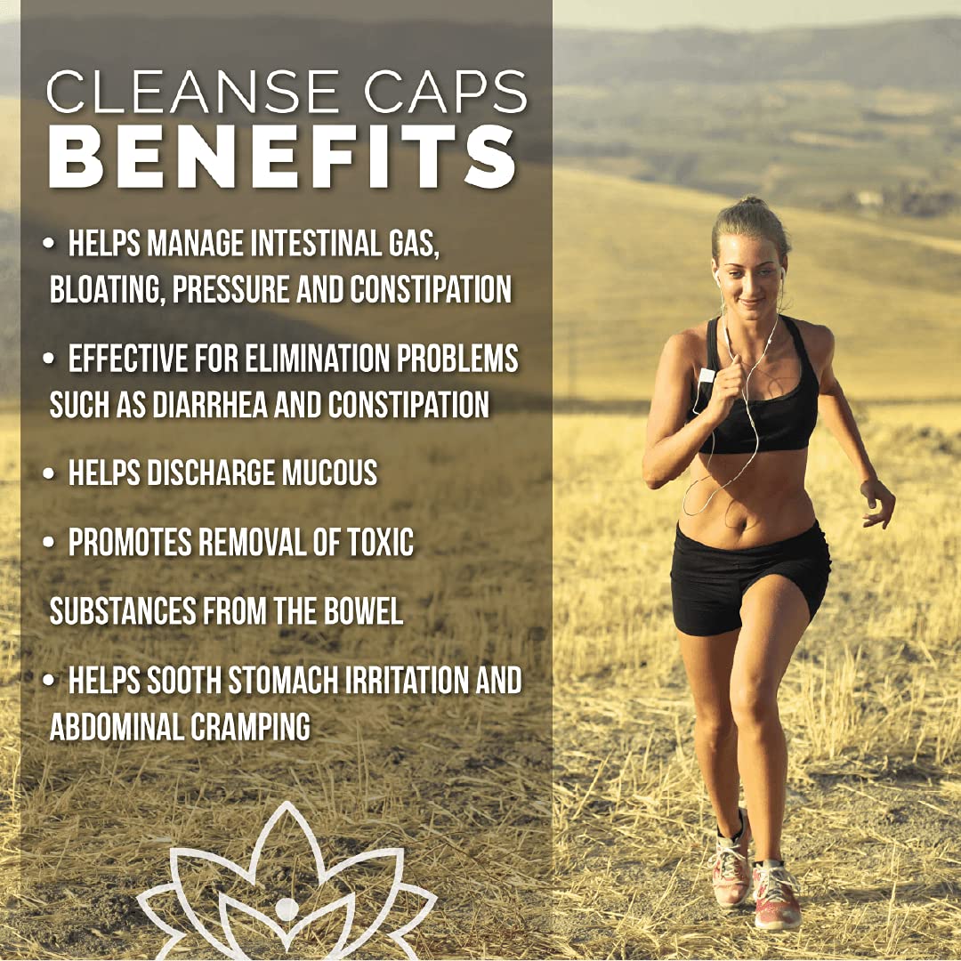 Miracles of Health Herbal Cleanse Caps - Regular Strength | 100% Natural Laxative and Colon Cleanser