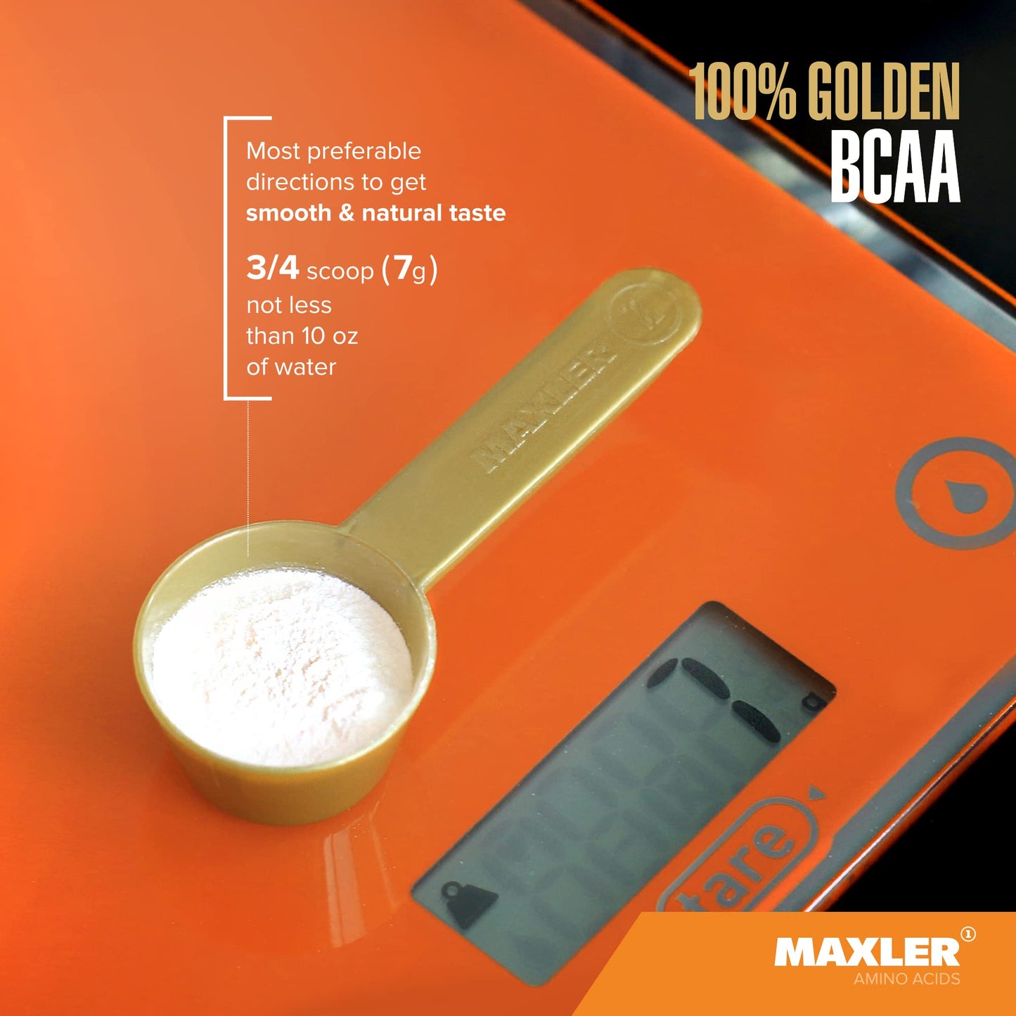 Maxler 100% Golden BCAA Powder - Intra & Post Workout Recovery Drink for Accelerated Muscle Recovery & Lean Muscle Growth - 6 g Vegan BCAAs Amino Acids - 60 Servings - Fruit Punch