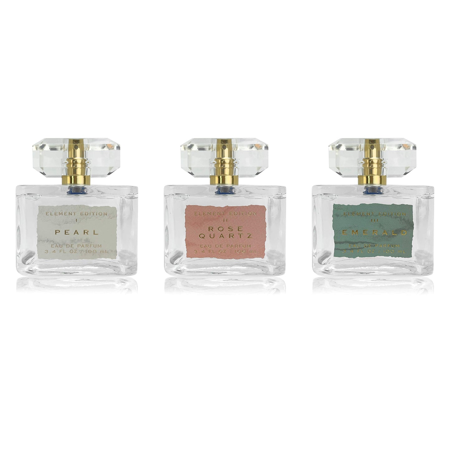 Tru Fragrance Beauty Element Edition Women's Perfume Spray - Pearl, 3.4 oz 100 ml - Calming and Relaxing Fragrance with a Blending of Peach, Rosewater, and Skin Musk